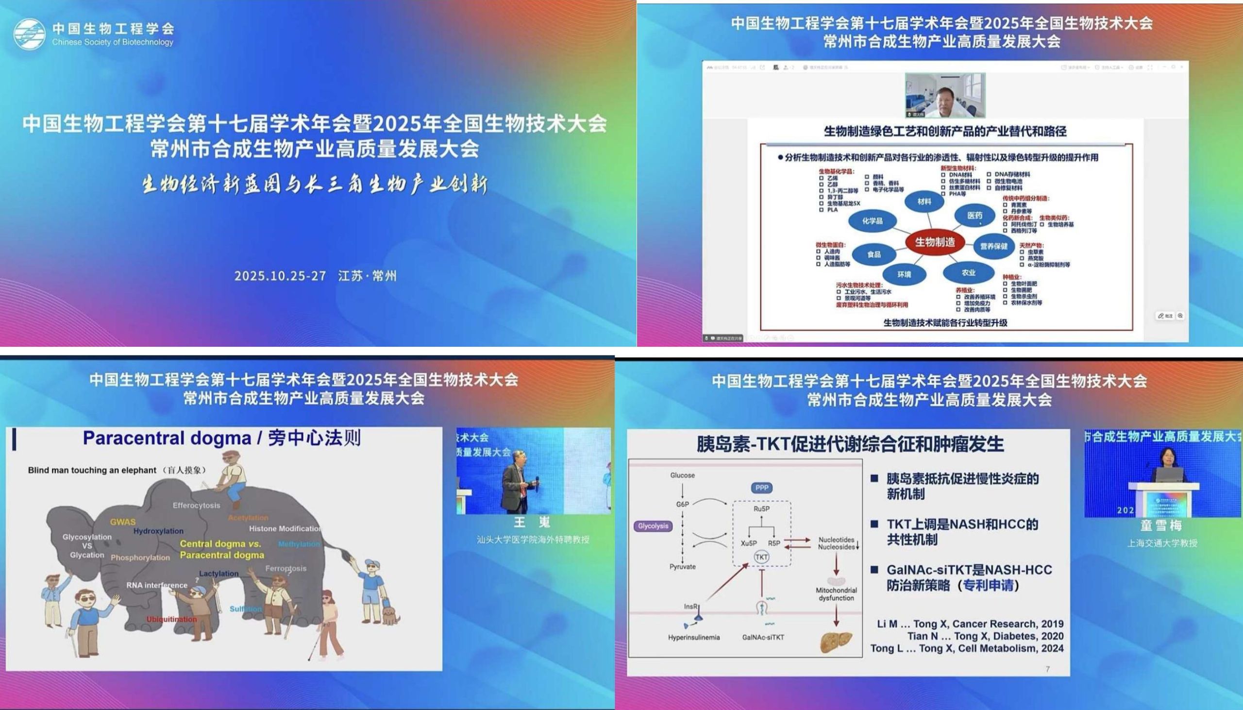 生命学院师生线上参加中国生物工程学会第十七届学术年会